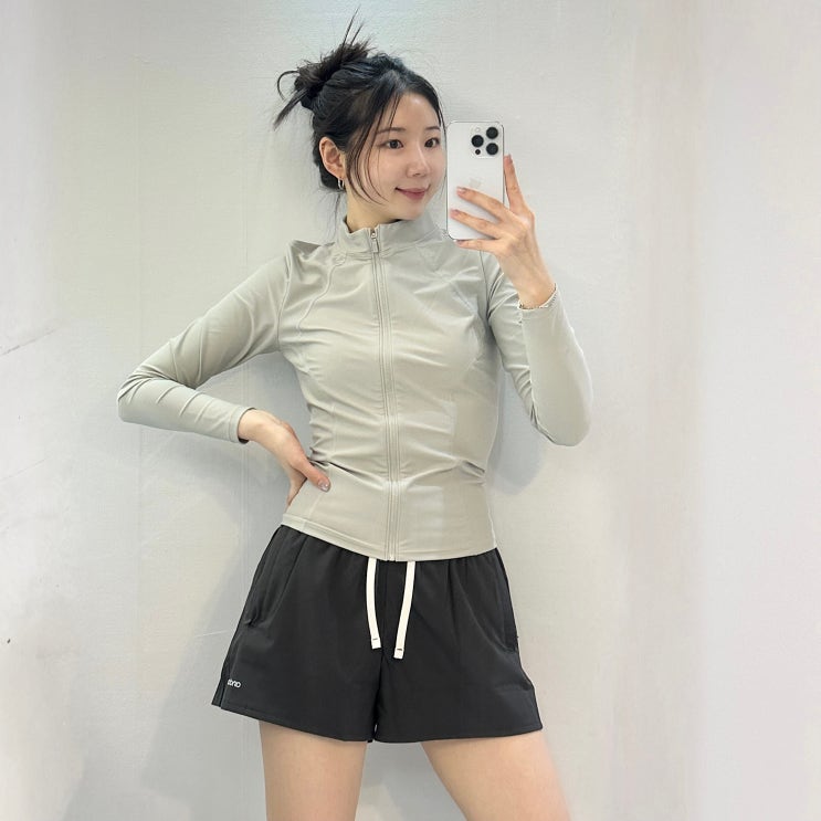 안다르 풀앤비치 집업 래쉬가드 스윔팬츠 세트 여름철 물놀이 코디 스윔웨어 추천