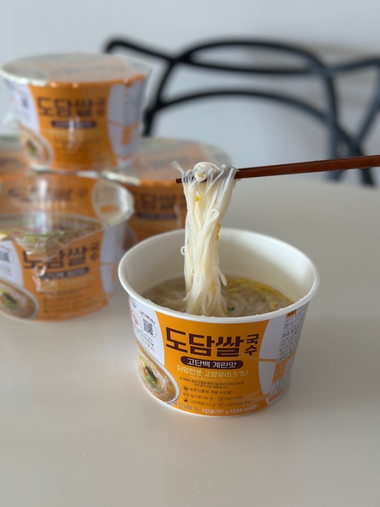 신메뉴 리뷰, 백제 도담쌀국수 고단백 계란맛 건강간식 쌀국수 한그릇