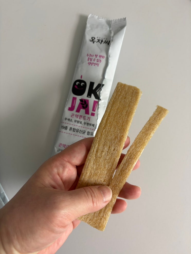 저칼로리 간식 순수스토리 옥자씨 곤약쫀드기