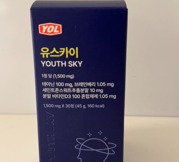 유스카이 집중력 영양제, 불안 완화 효과 직접 체험