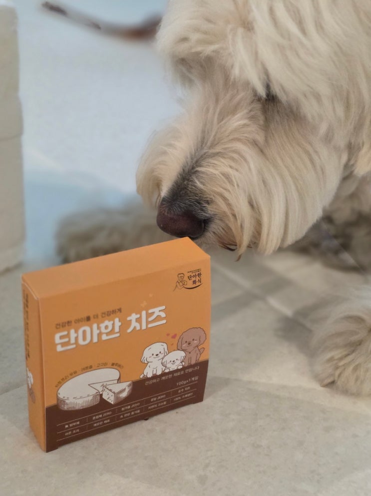 [달달라온 리뷰]강아지 초신선 치즈, 저지방 락토프리라 안심되는 단아한치즈 간식