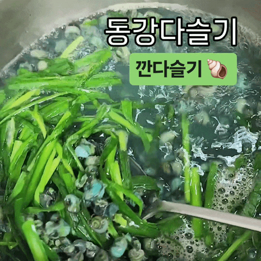 다슬기 맛있게 끓이는법 깐다슬기 영월다슬기 동강다슬기 다슬기 해장국 끓이는법