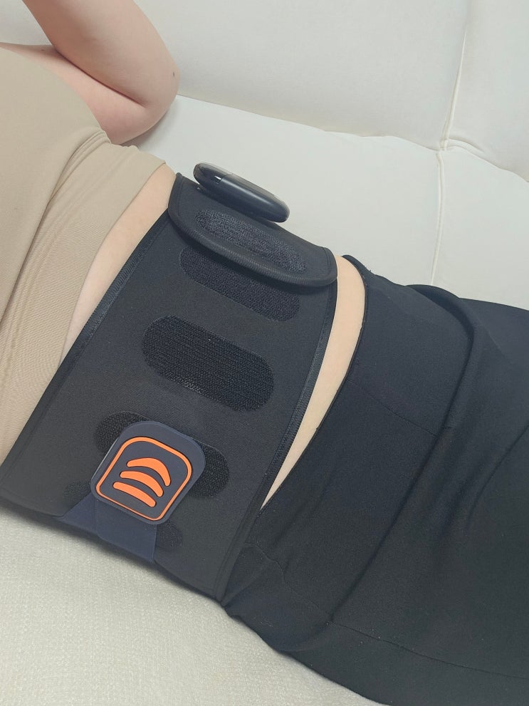 EMS 온열 마사지기 허리 뻐근할 땐 이로위로 근톡스 실사용 후기