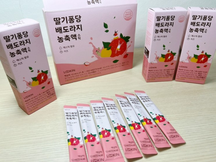 딸기퐁당배도라지농축액추천 목에좋은차