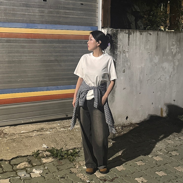 남여공용반팔 스탠다드에러 오버핏 티셔츠 후기