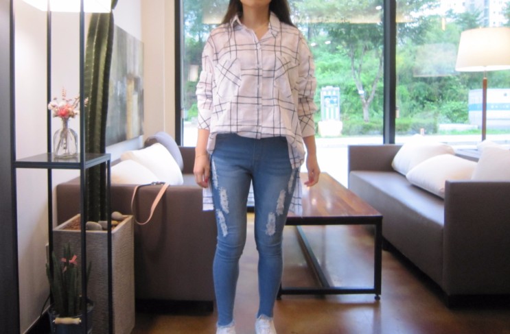 20대여자쇼핑몰 핑크스터 체크마셔츠
