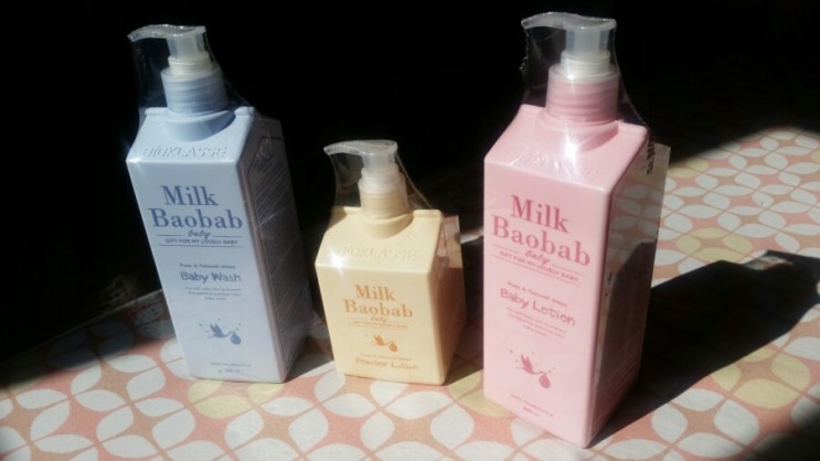 베이비로션, 베이비워시 선물로 밀크바오밥 베이비스킨케어세트♡