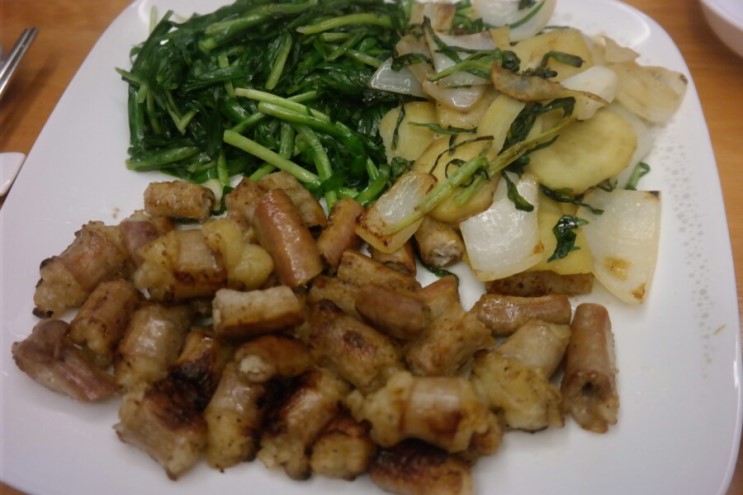 화정맛집 부추곱창에서 곱창 포장했어요