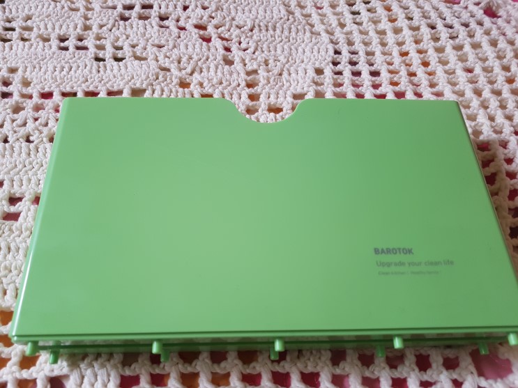 전분을 주 원료로 한  바로톡 자연분해 싱크대 거름망 거치링 SET