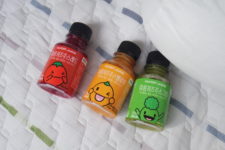휴롬키즈주스 울애기가 맛있으니 잘먹네!