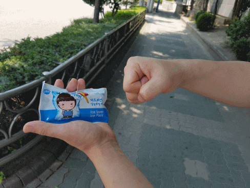 덥다더워!!휴대용아이스쿨팩<아이스러버>~여름휴가갈때도 꼭 챙겨야겠어요~