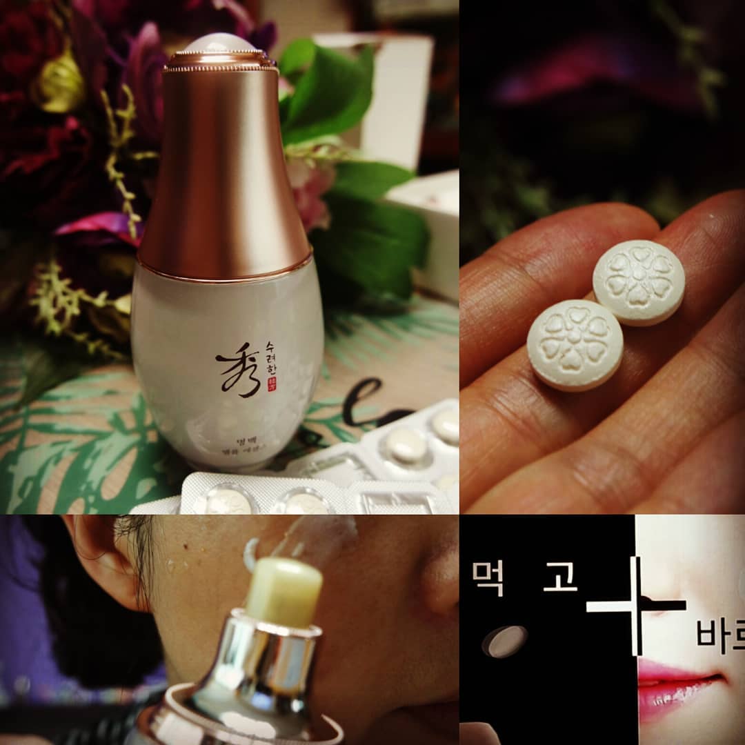 #피부회복프로젝트 #수려한이너뷰티 #명백 #수려한 #기미케어  #SOORYEHAN

홈쇼핑에서 우연히 보고 꽂혔는데 드뎌 먹고 발라봤어요. 
명백앰블에센스엔 백삼추출물 한방비타민콤플렉스가 톡톡 터지면서어두운 피부를 밝고 화사하게 해주고 명백정은 백삼가루와 비타민 C 듬뿍 들어가 매일 먹어주니 한결 생기있는 피부로 바뀌어갑니다~~ 강추~~
