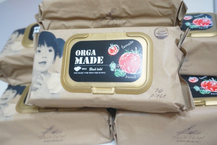 아기물티슈 올가메이드 도톰한 엠보싱 맘에 들어요