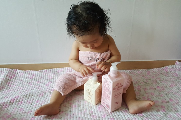 베이비로션,워시 밀크바오밥 으로 촉촉하게 산뜻하게!