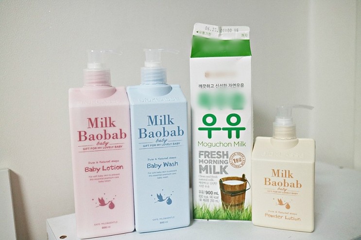내아이가 사용하는 ♪ 밀크바오밥 베이비워시, 베이비로션