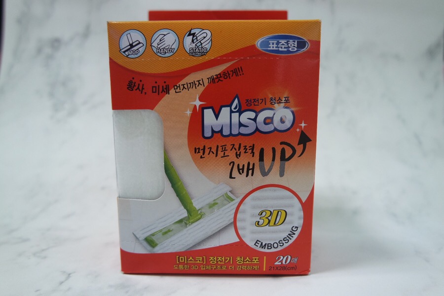 미스코 정전기 청소포 미세먼지까지 깨끗하게~