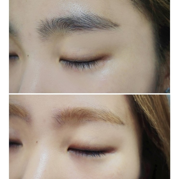 집에서 DHI 디에이치아이 셀프눈썹탈색 하기! 효과굳~