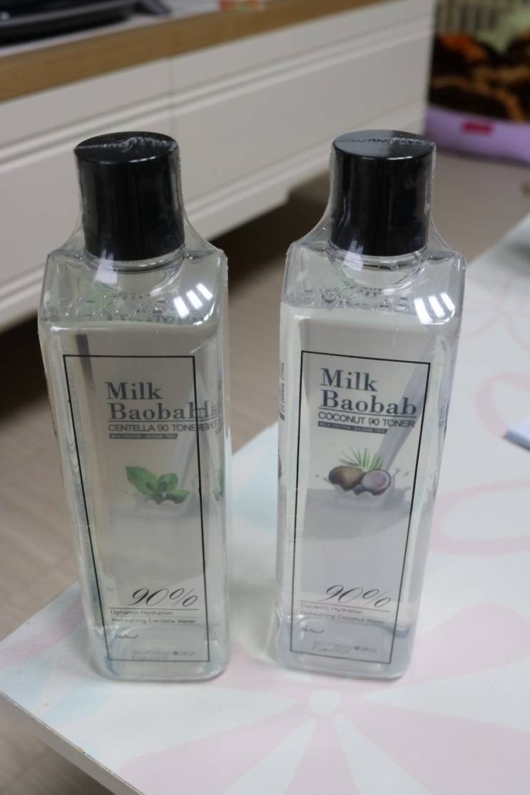 착한토너 밀크바오밥 센텔라90토너 or 코코넛90토너