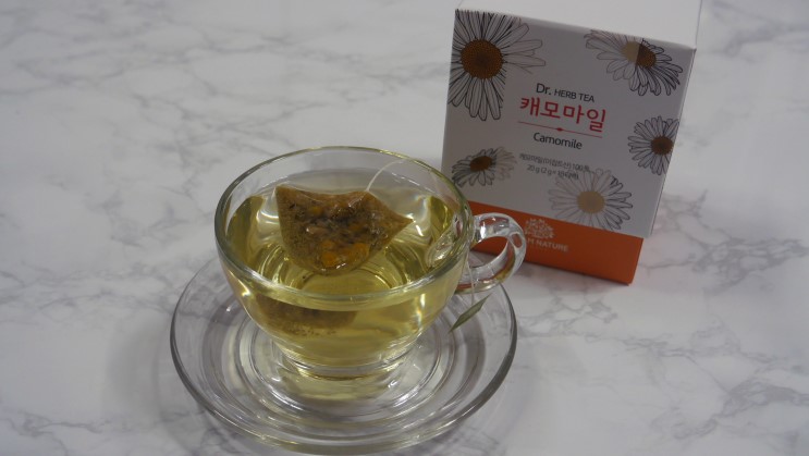 숙면에좋은차 예람네이처 캐모마일 자기전 차 한잔!!