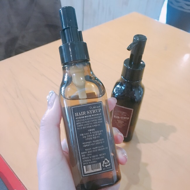 밀크바오밥 헤어시럽: 헤어에센스/ 헤어시럽/ 밀크바오밥/ 화이트머스크/ 다마스크로즈