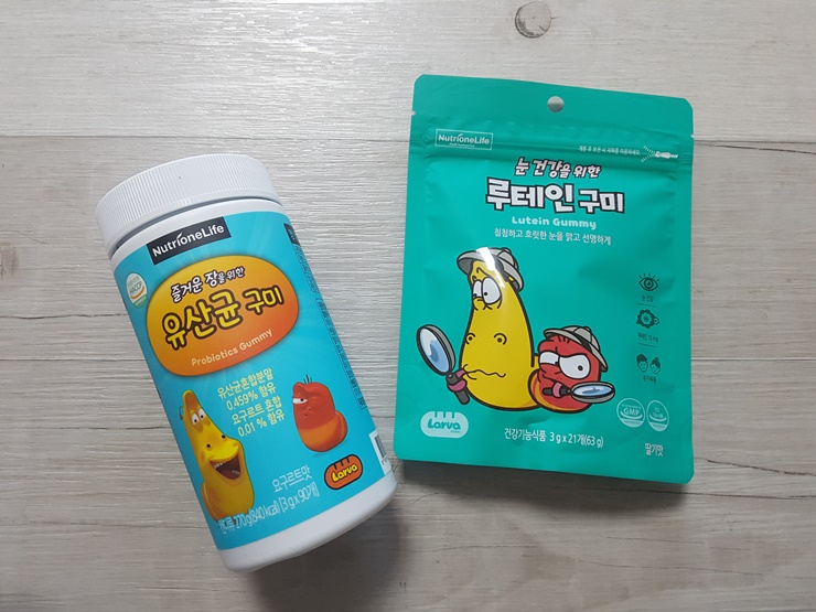 뉴트리원 라바 유산균 구미젤리 어린이 건강식품으로 딱!