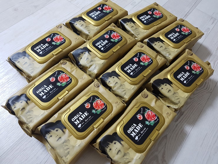 아기물티슈 올가메이드 블랙라벨로 갈아탔어요!
