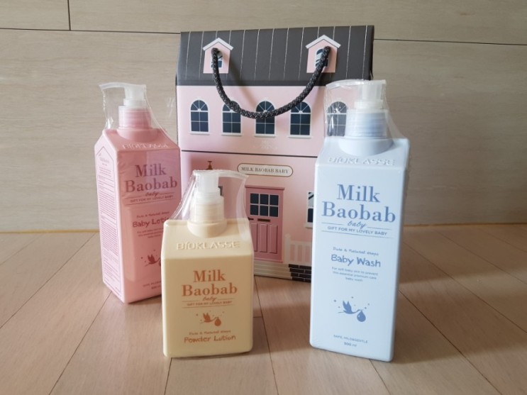베이비스킨케어 밀크바오밥 베이비워시&베이비로션  사용후기