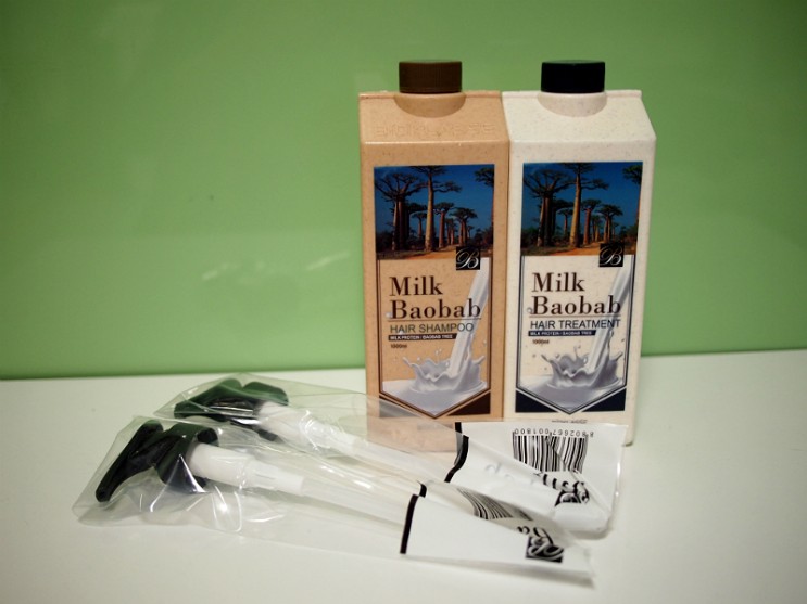 내가 쓰고 있는 밀크바오밥 헤어샴푸,헤어트리트먼트
