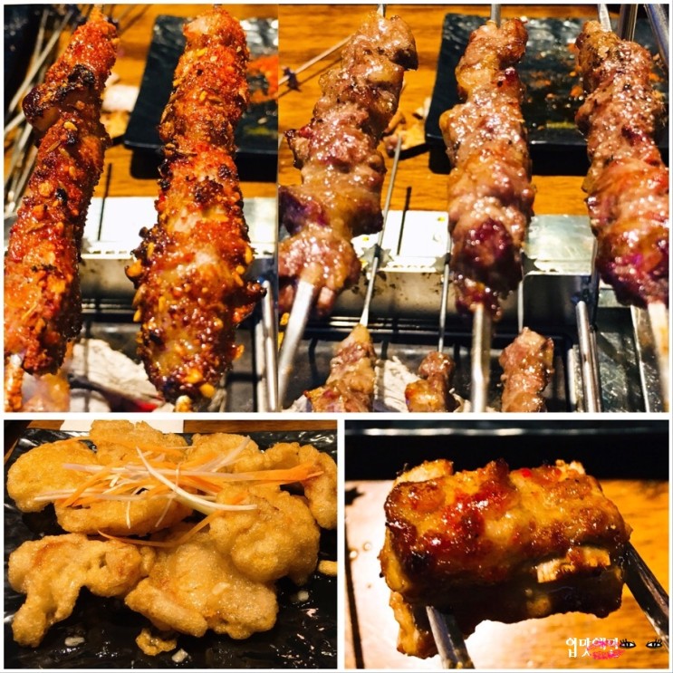 신도림역 맛집: 올램양꼬치_육즙뚝뚝양꼬치&꿔바로우꿀맛_저렴한세트_신도림양꼬치