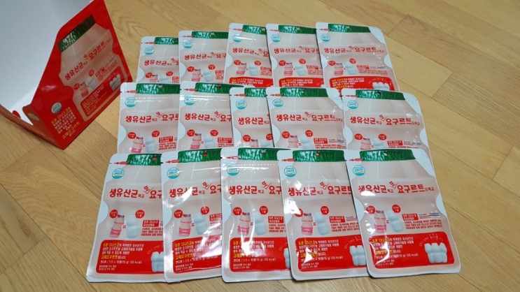 먹고 또 먹고, 생유산균  어린이 간식, 맛있는 요구르트 캔디