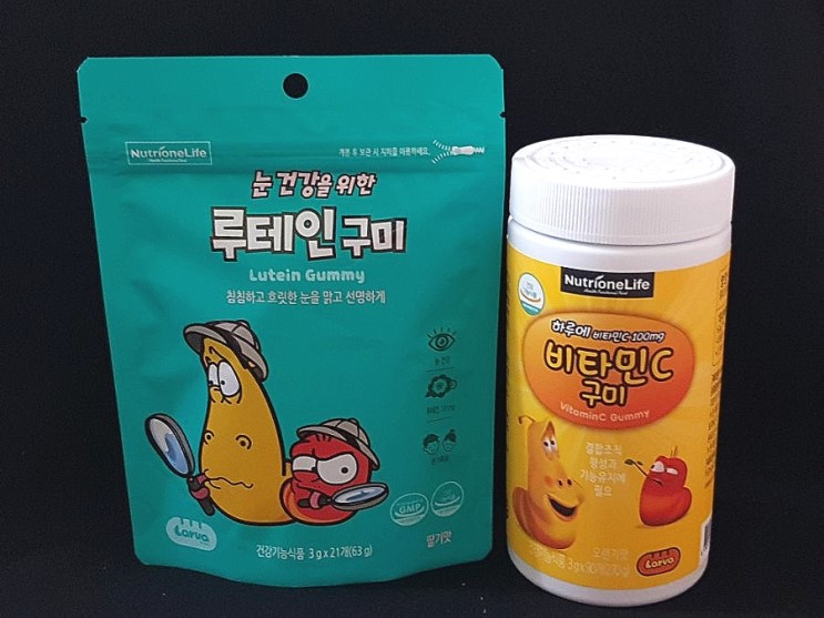 젤리로 쉽게 비타민섭취 루테인 라바 구미