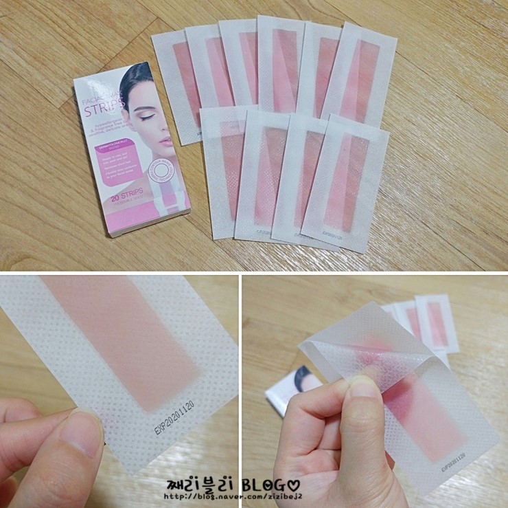 페이스왁싱 눈썹, 인중 제모패치! "DHI(디에이치아이) 왁스 미니스트립" 
