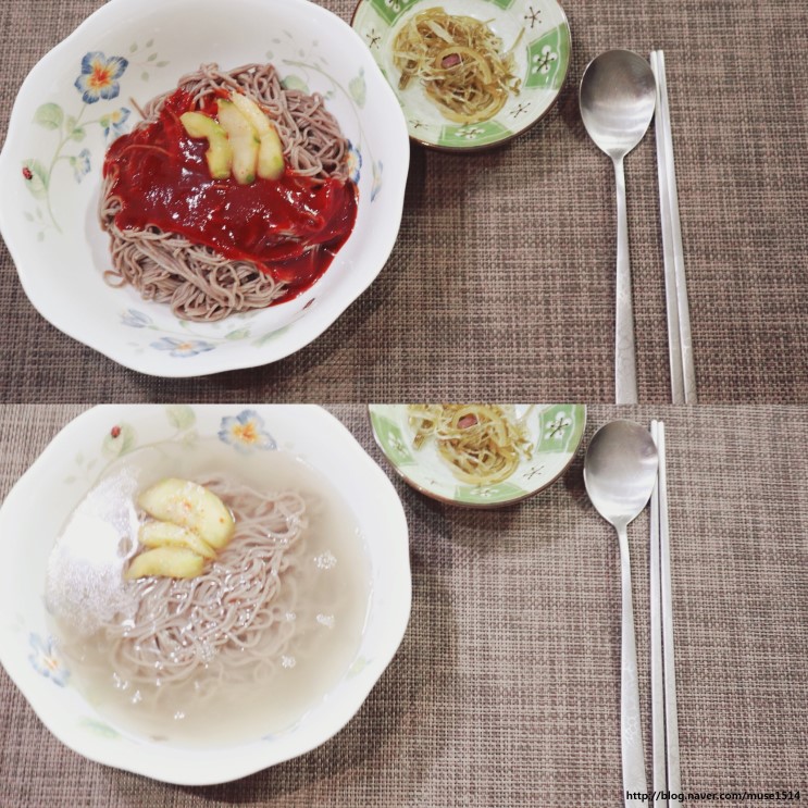 청수식품 제주100% 순메밀면 집에서도 간편하게!시원 깔끔한 동치미 육수 굿