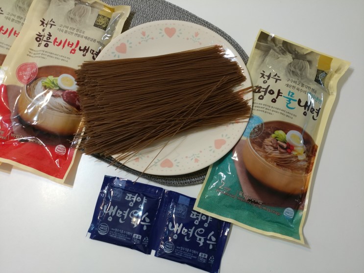 청수 평양물냉면 & 함흥비빔냉면 여름음식으로 딱이죠!