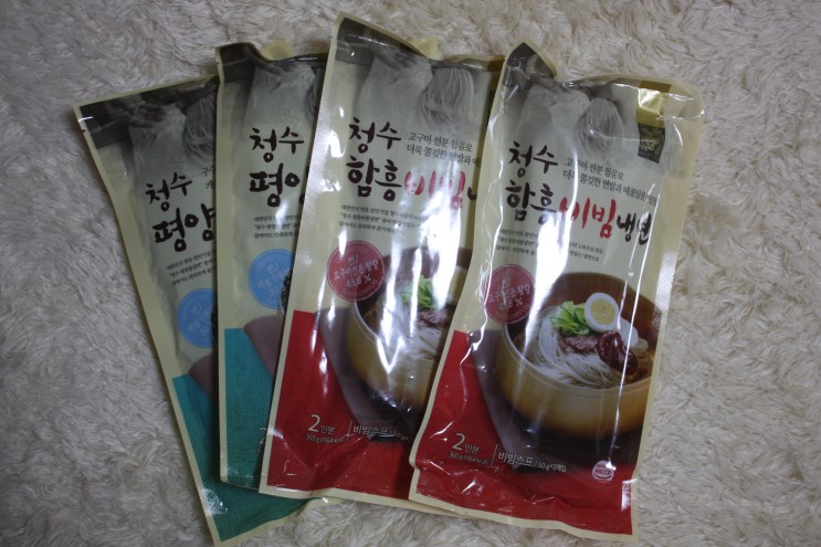 청수식품 비빔냉면&물냉면 다이어트에도 좋다!