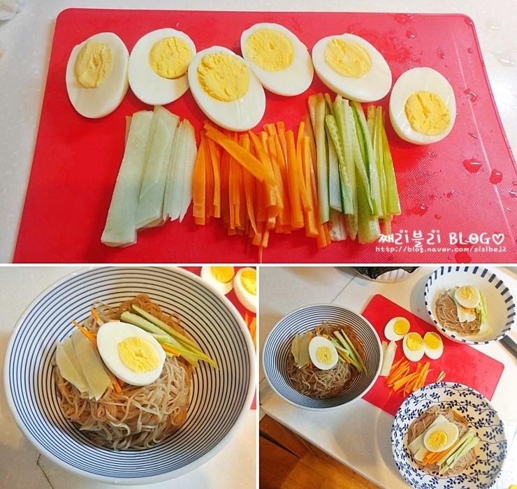 집에서 냉면 만들기! 청수식품 <청수물냉면, 비빔냉면> 맛있다!