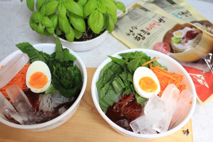 청수식품 물냉면 비빔냉면 둘다 맛있어요