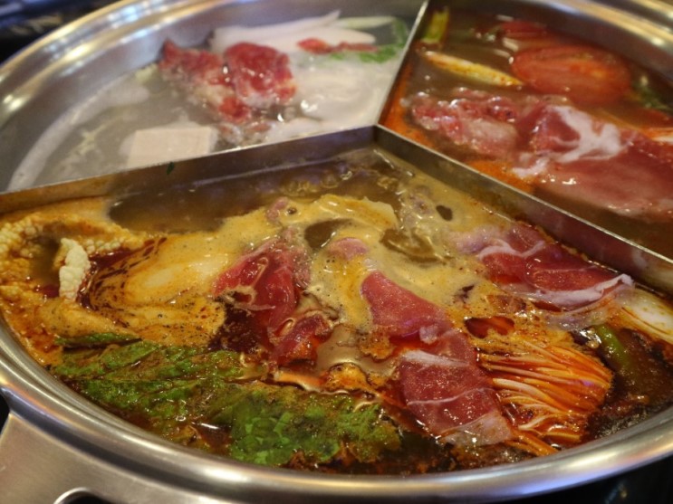 건대훠궈/건대샤브샤브 천지 샤브샤브2호점에서 처음 맛본 훠궈!