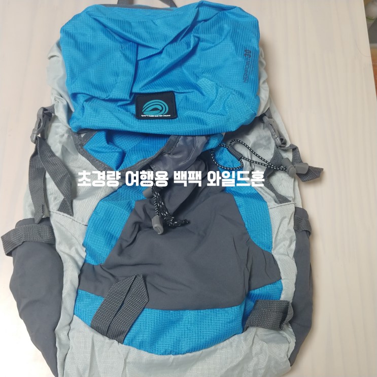 아마존닷컴에서 대박난  와일드혼  초경량여행용백팩