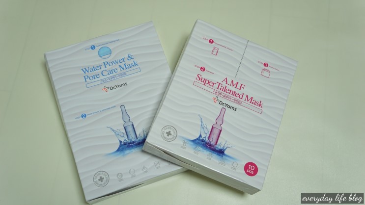 고보습 닥터얌스마스크팩 워터파워 포어케어 & 수퍼 탤런티드 마스크팩