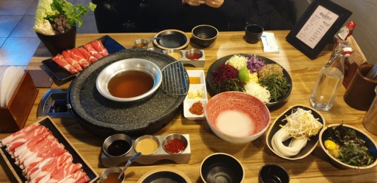 가로수길샤브샤브 샤블리 취향저격 넘 맛있어~♡
