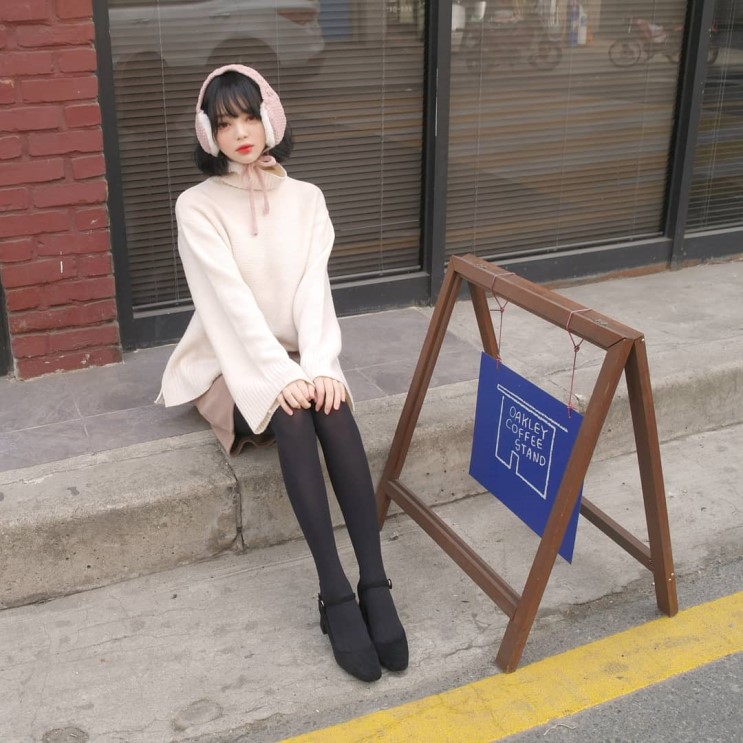 [레이디쉬-스트랩힐]봄신상 메리제인 구두 코디! 러블리 데이트룩