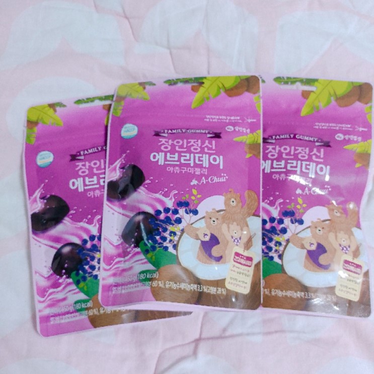 간식하나도 남.다.른. 선택*장인정신 에브리데이 아츄 구미 젤리*