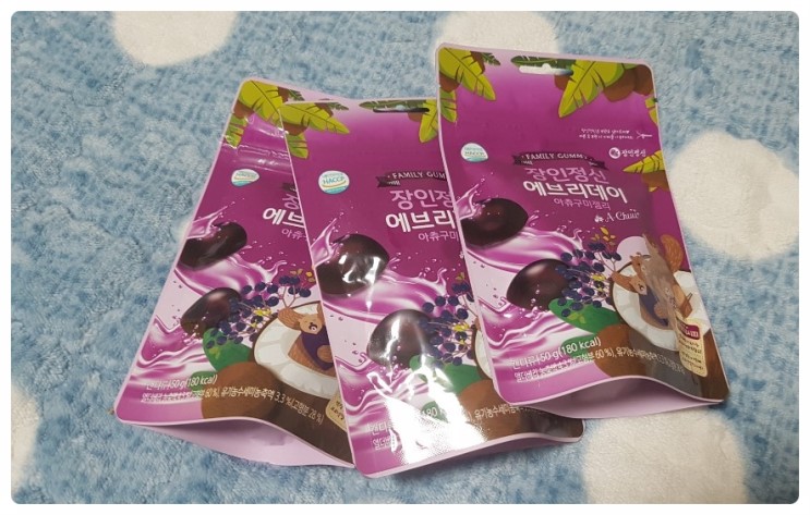 비정제 코코넛슈가 엘더베리젤리 [장인정신 에브리데이 아츄구미젤리]