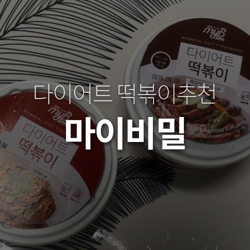 다이어트식단 중일땐 다이어트떡볶이 마이비밀