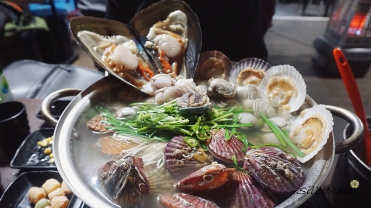 광코맛집 :: 해적 비올땐 시원한 해물조개전골 !!