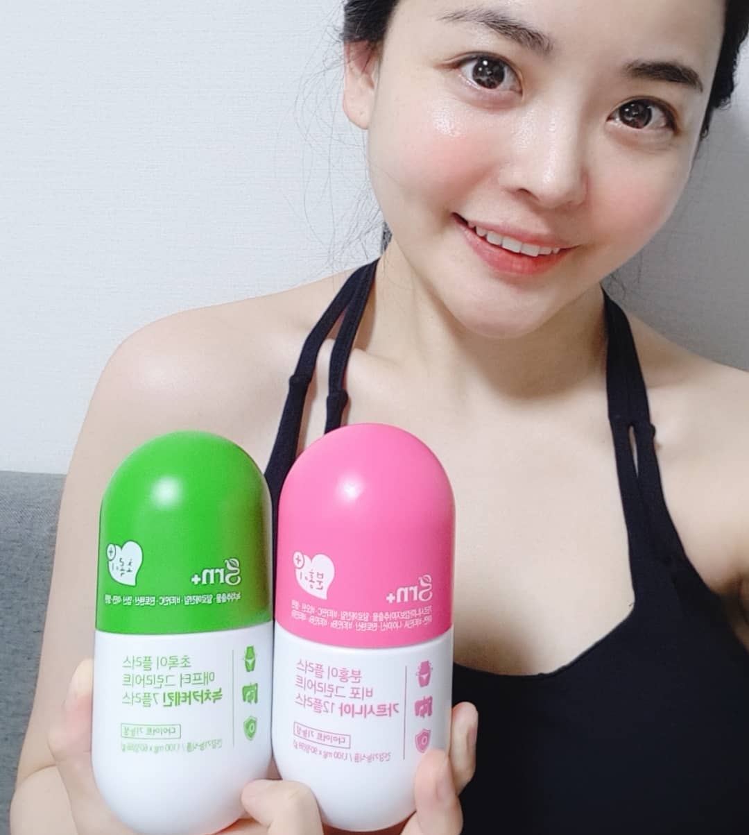 mikyung 🐭 on Instagram: “왜케 살이찌는건지.. 미리 몸을 만들어야징 당연히 식단조절도 필수고!! 요즘은 열심히 홈트까지~ ㅎㅎ 거기에 grn도 필수로 거들어주고 있어서 2키로 빼는데 성공!! 아직 그래도 갈길이 멀다~ 5키로는 더 빼야지 예전에 나.. . . 화장실도 잘가서…”