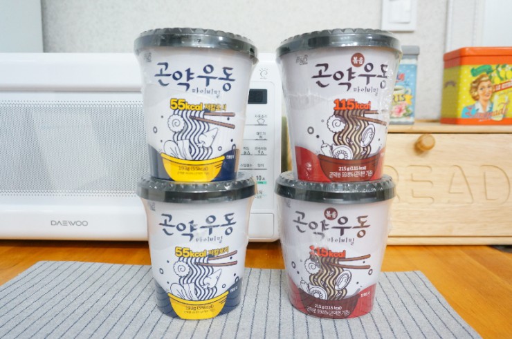 다이어트 중 먹어도 괜찮아! 마이비밀 곤약우동&볶음곤약우동