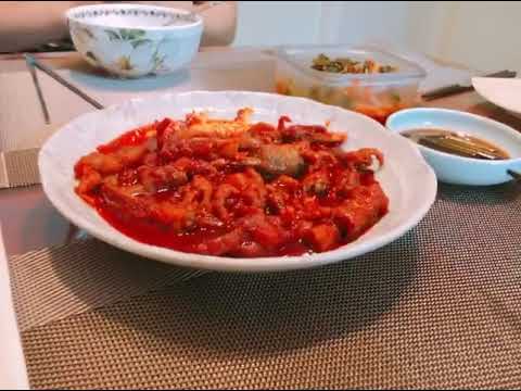 [미야네먹방/Mukbang] 마켓프로즌 튤립불닭발 Spicy Chicken Feet