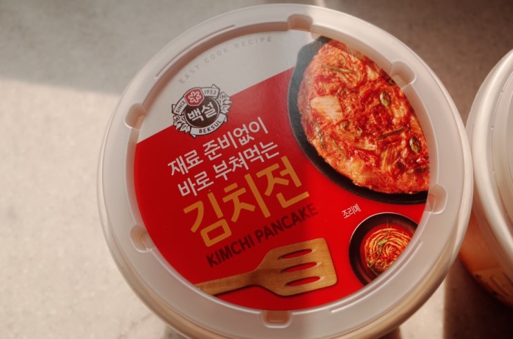 백설 감자전 김치전, 백설 컵전 대박!